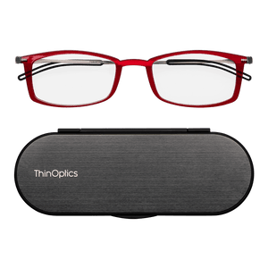 Brooklyn Full Frame Reading Glasses + Milano Case - ThinOptics