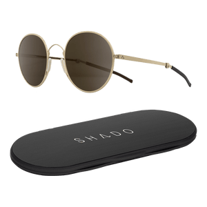The Palo Alto Sunglasses have that classic round look while blending modern materials with cutting edge technologies. Bask in the sun while enjoying maximum protection from harmful UV rays. Includes brushed aluminum, felt-lined, 6mm thin case with magnetic closure